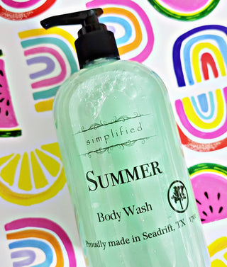Simplified Cactus Flower Body Wash