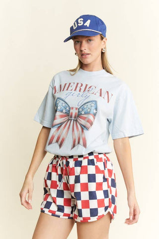 CHECKERBOARD SHORTS