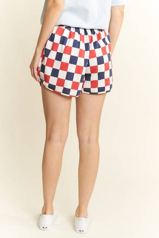 CHECKERBOARD SHORTS