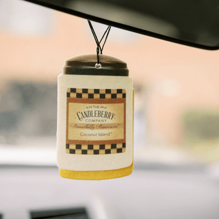 Candleberry Coconut Island™- "Fresh Cargo", Scent for the Car