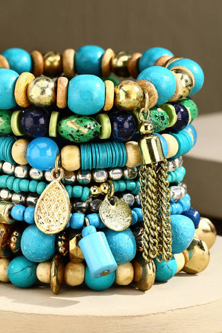 Blue Oasis Bracelet Set