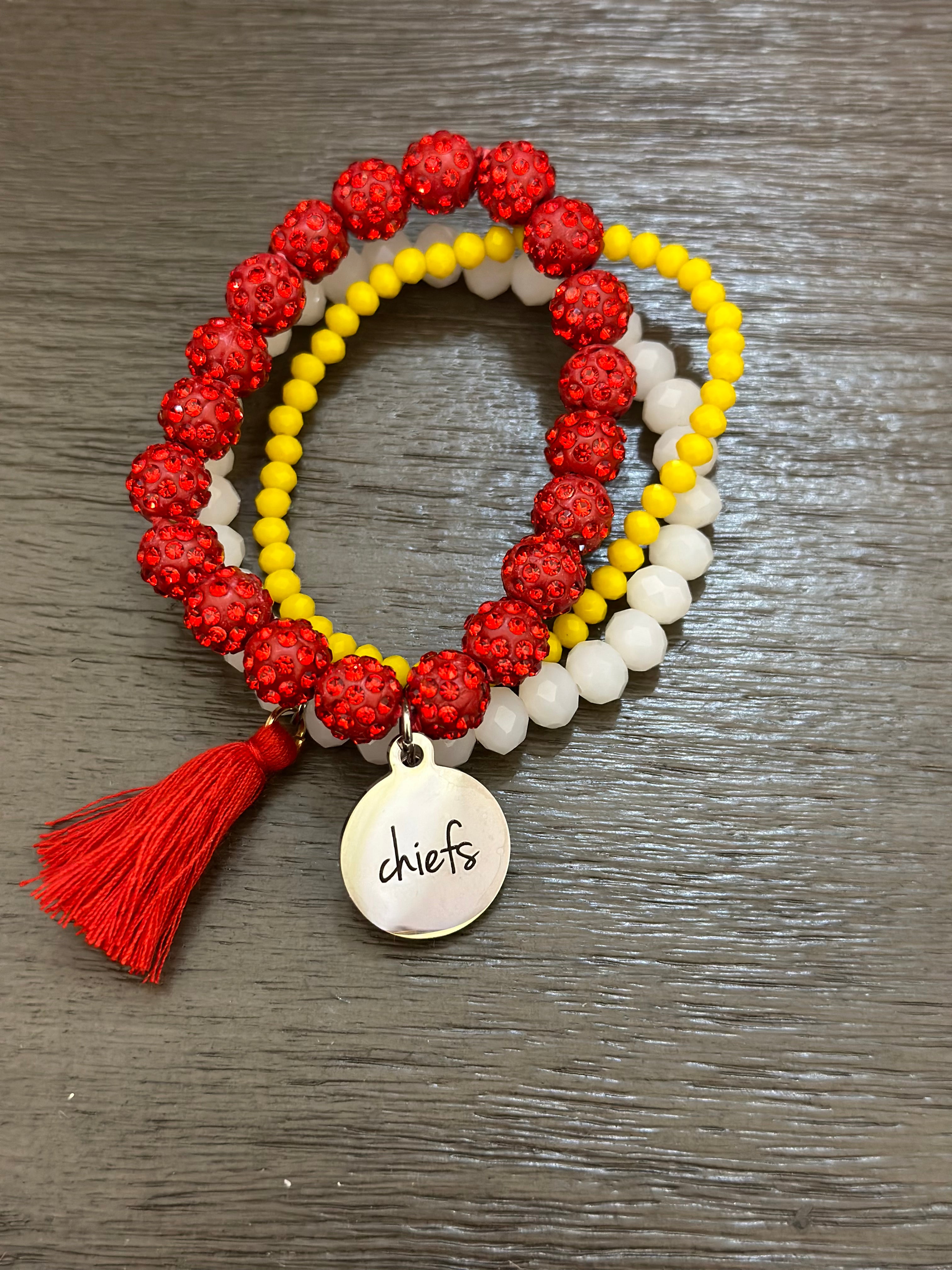 Kansas City Game Day Bracelet Set