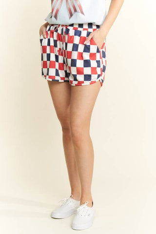 CHECKERBOARD SHORTS
