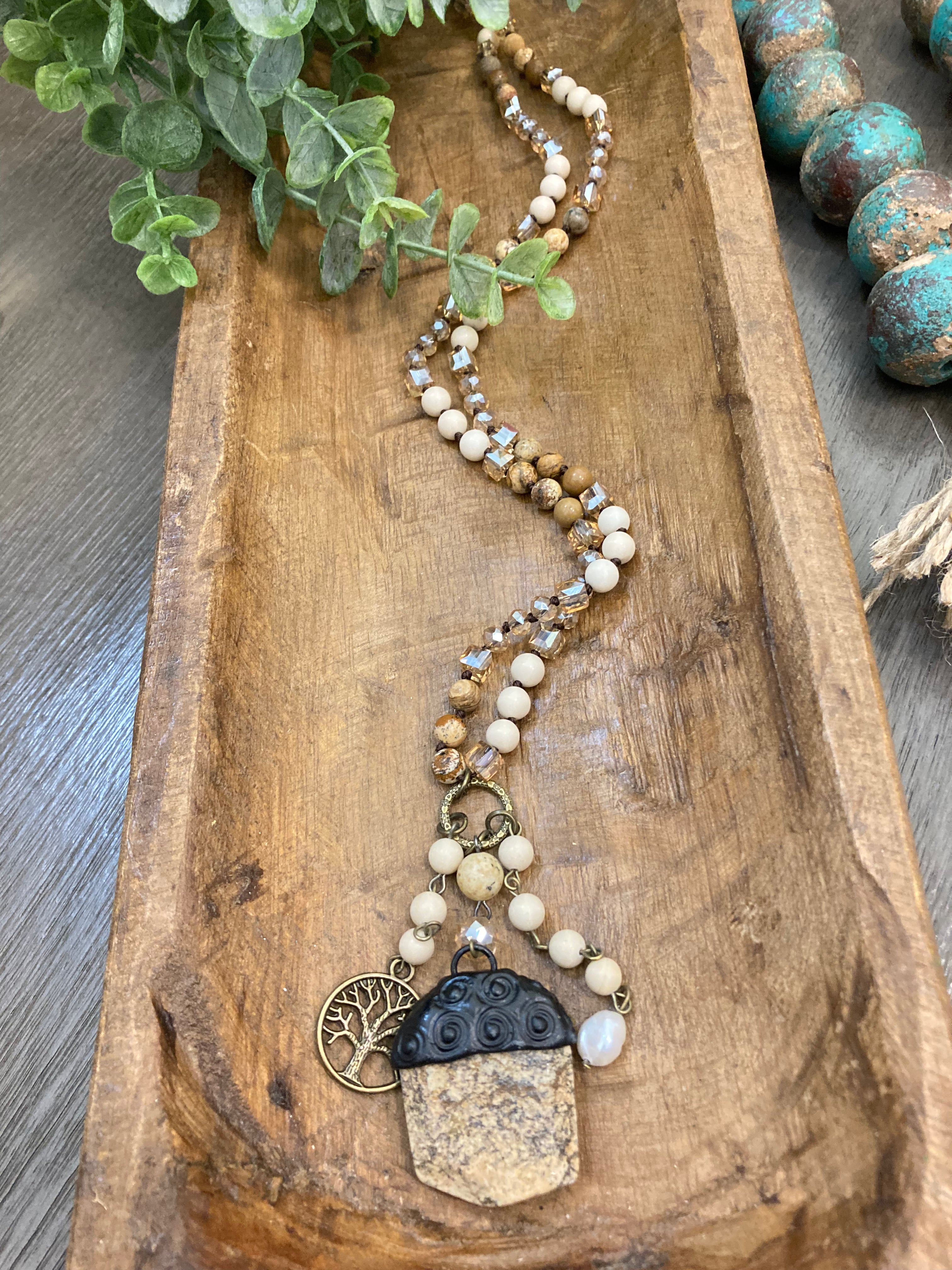 Bella Taupe Necklace