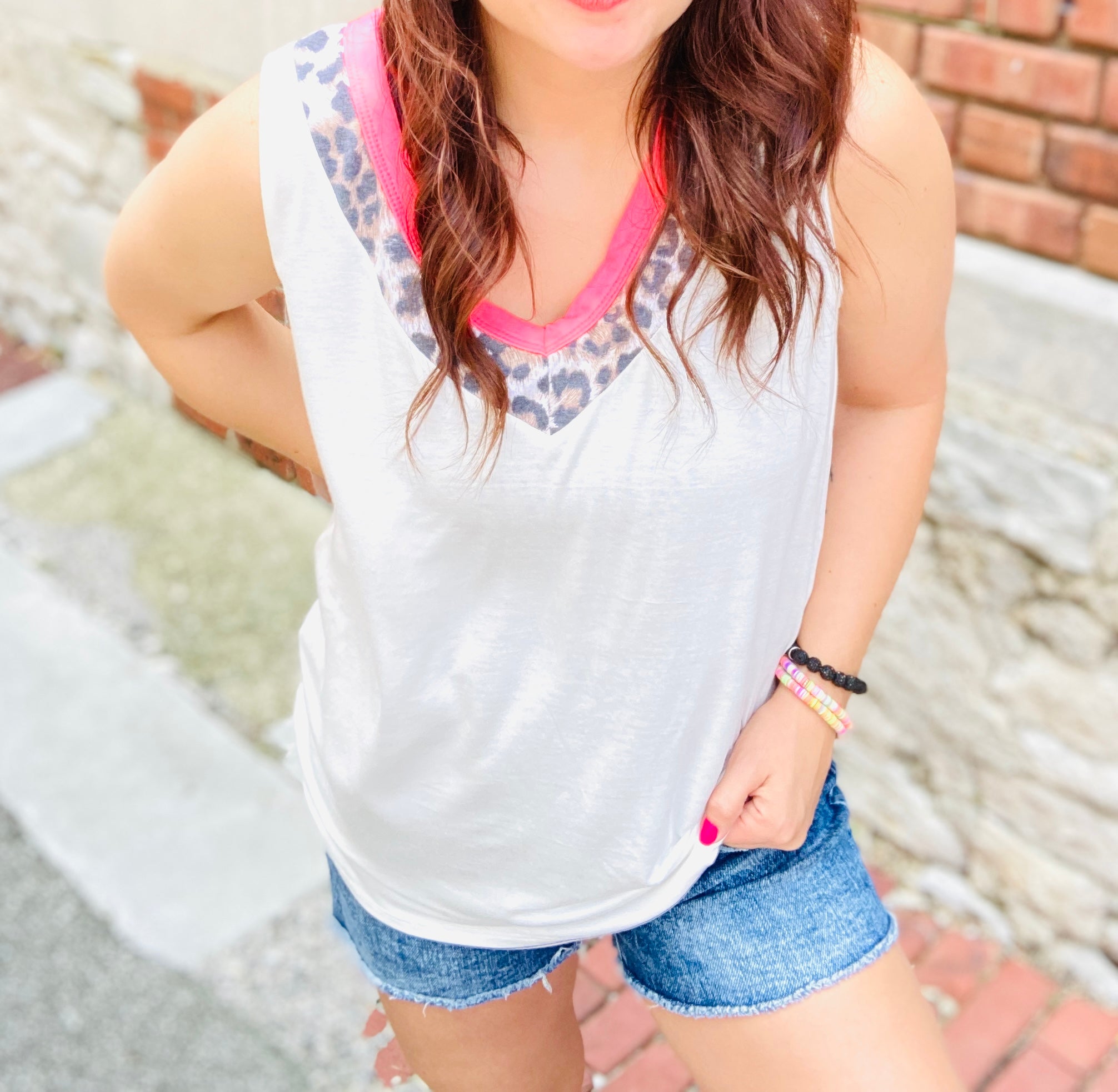 Carly Ivory Tank