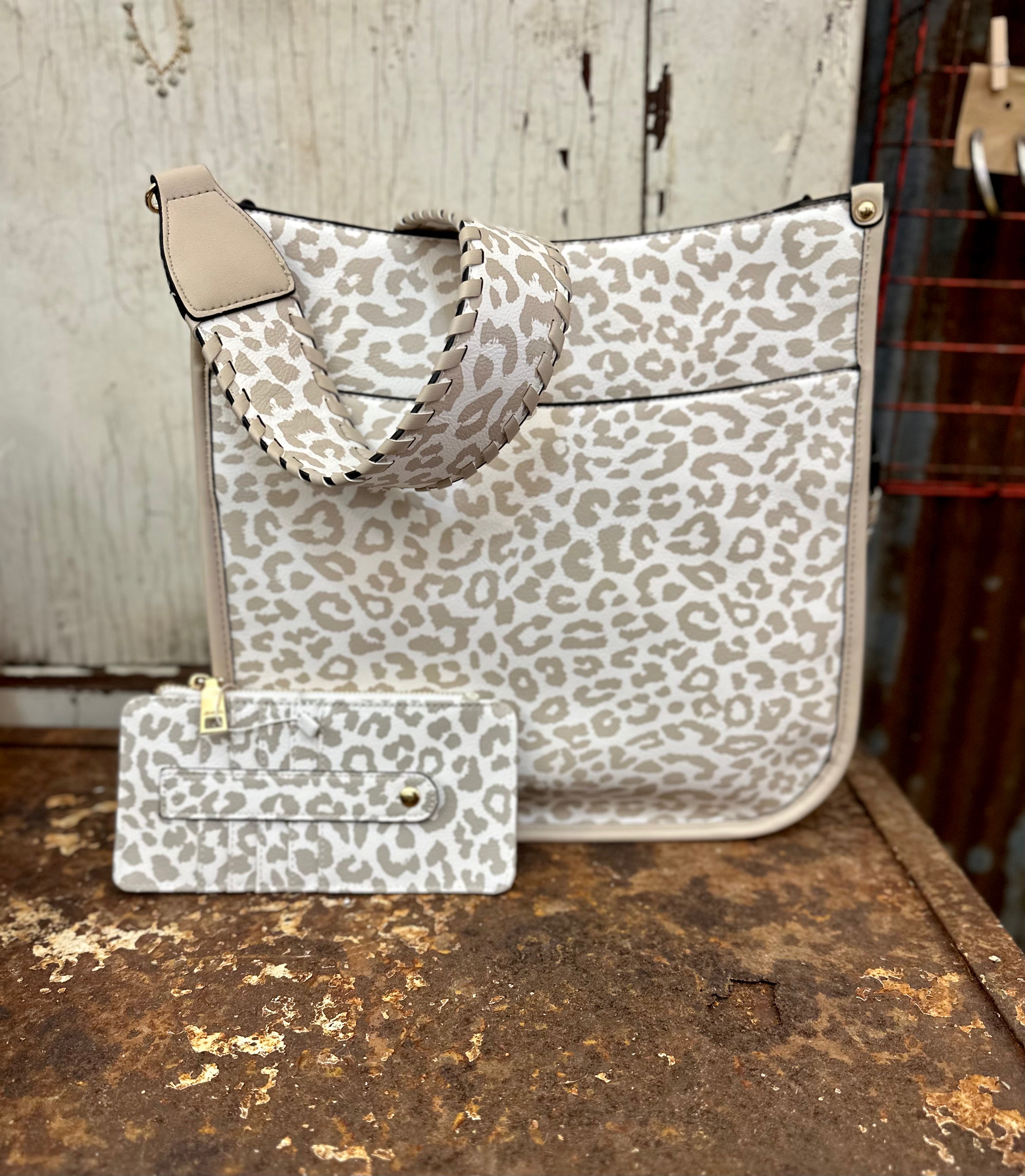 Chloe Cheetah Crossbody with Guitar Strap