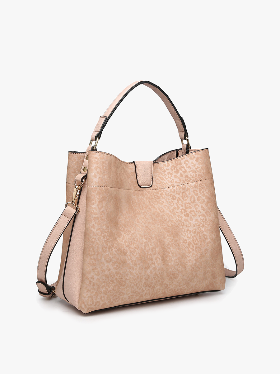 Tati Pink Cheetah Satchel