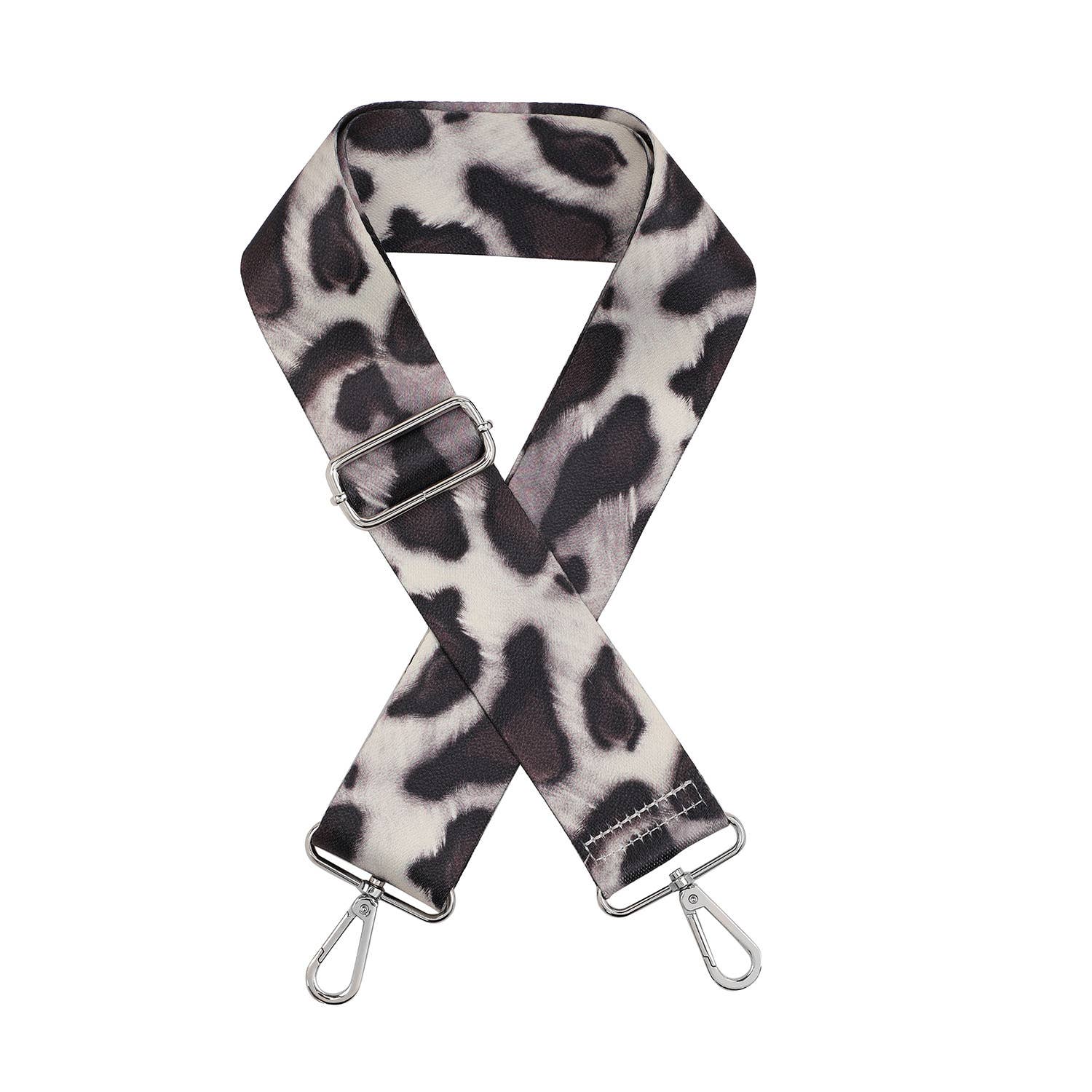 Snow Leopard Adjustable Guitar Strap