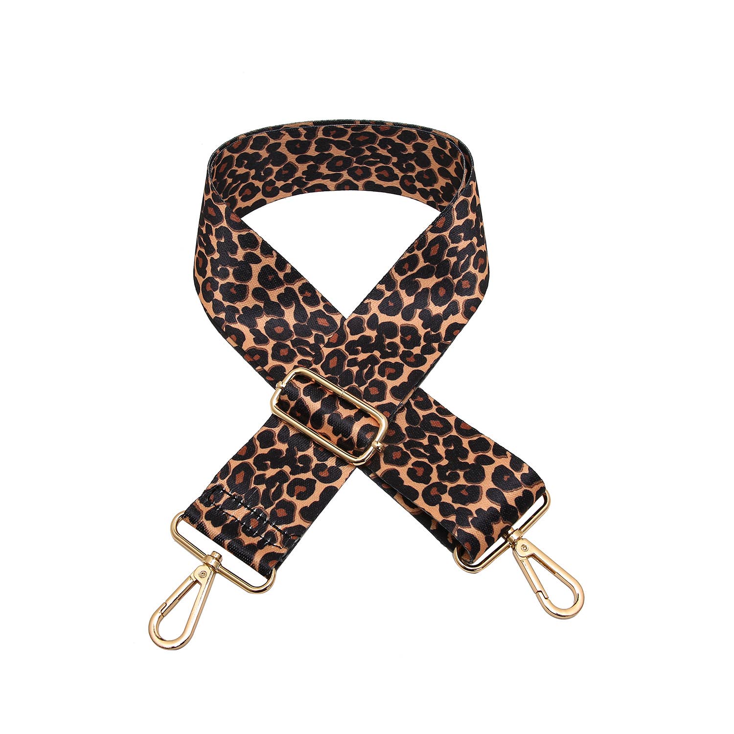 Leopard Mustard Adjustable Guitar Strap