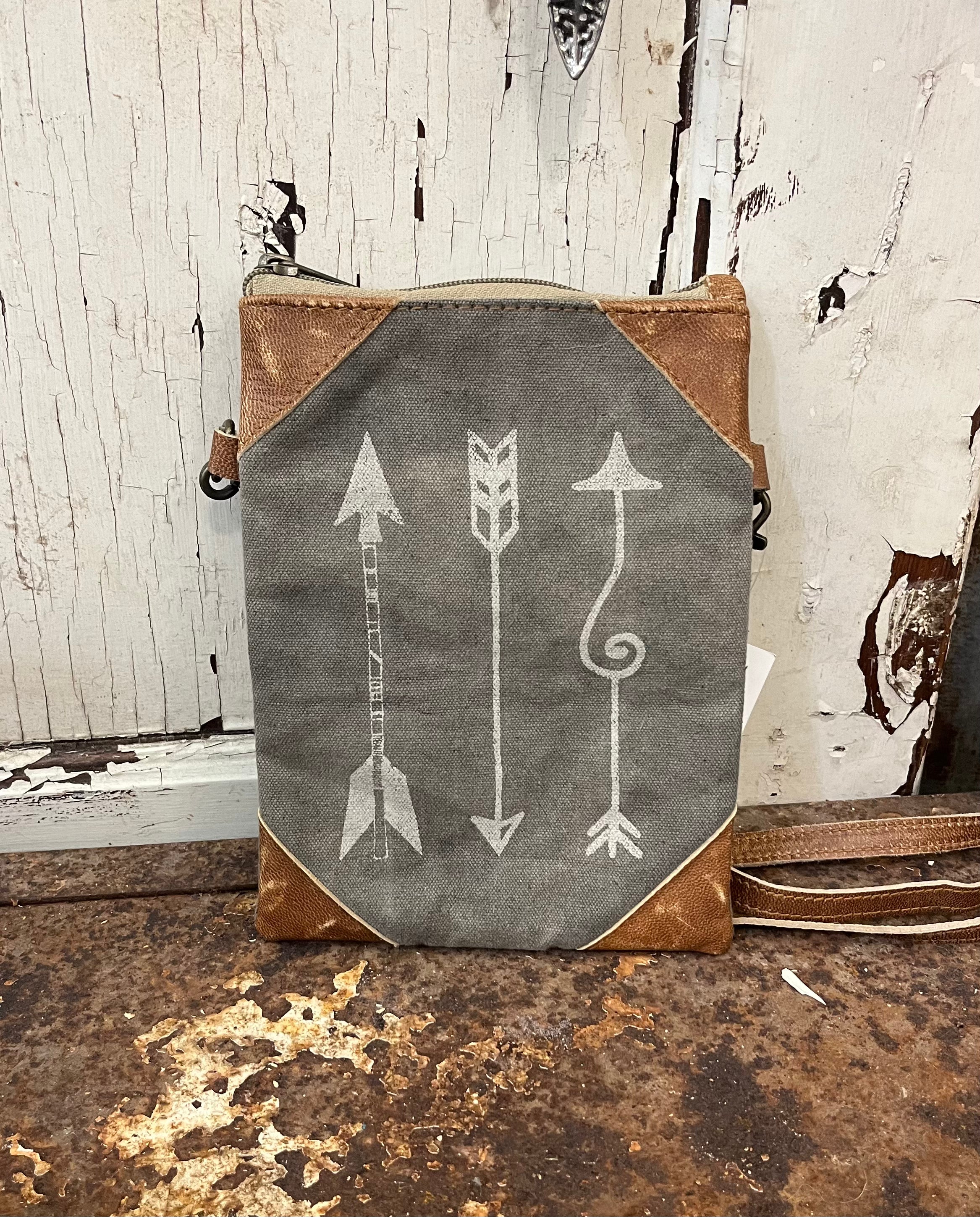Follow Your Arrow Canvas Crossbody