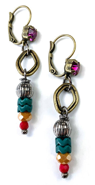 Simple Stone Earrings