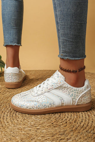 ***PREORDER*** Leopard Shimmer Sneakers