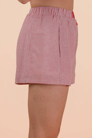 Red Stripe Boxer Shorts