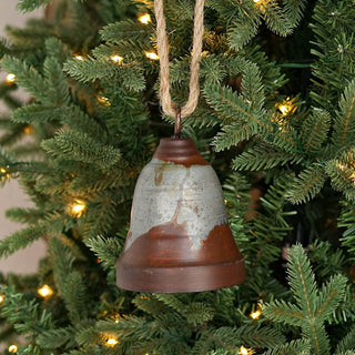 Metal Distressed Jingle Bell Ornament