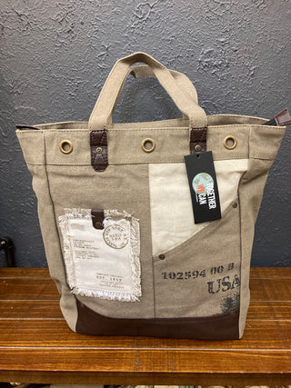 Tahoe Up-Cycled Canvas Tote Bag