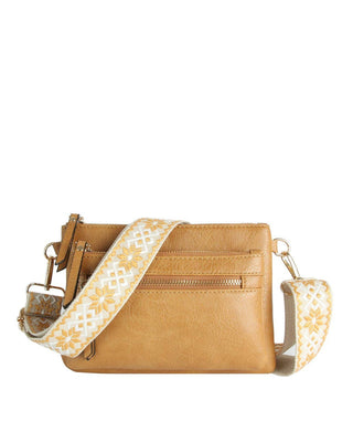 Melissa Multi Zip Pocket Crossbody