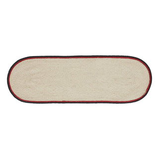Jolly Ole Santa Jute Oval Table Runner