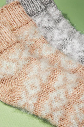 Fuzzy Nordic Socks