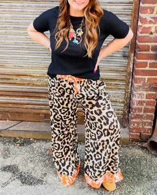 The Wild Card Leopard Pants