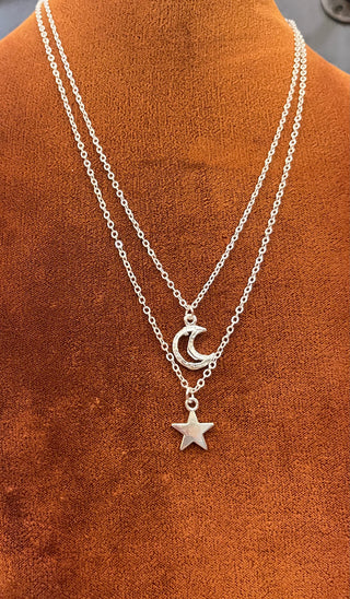 Moon & Star Necklace