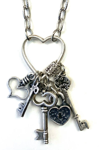 Key to My Heart Charm Necklace
