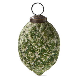 Antiqued Diamond Christmas Ornament 3 In