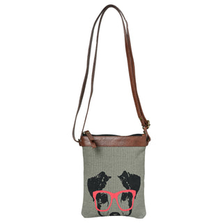 Good Pup Up-Cycled Canvas Crossbody Bag