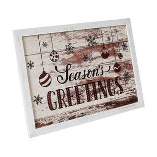 Season's Greetings Ornaments Wall Hanging