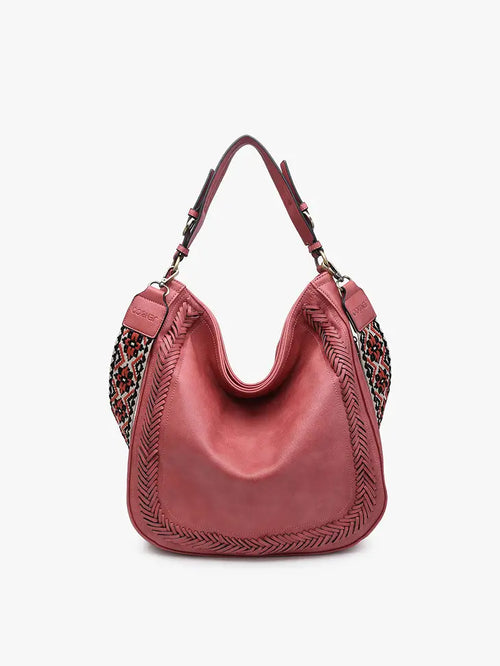 Aris Stitched Hobo Tote