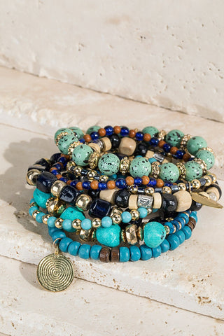 Mixed Bead Bracelet Set