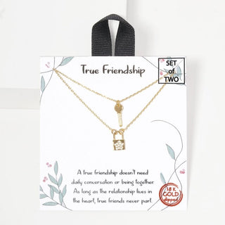 True Friendship Necklace Set