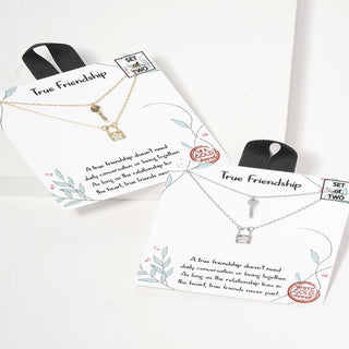 True Friendship Necklace Set