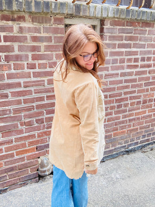 Latte Stone Washed Jacket