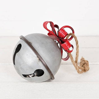 Brushed Metal Jumbo Jingle Bell