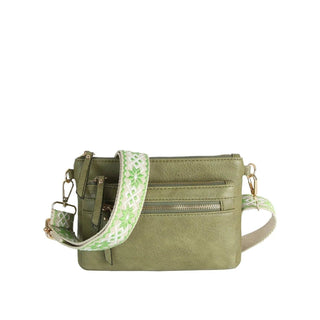 Melissa Multi Zip Pocket Crossbody