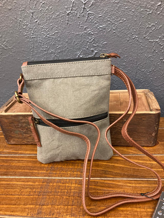 Good Pup Up-Cycled Canvas Crossbody Bag
