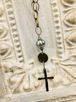 Bling Cross Necklace