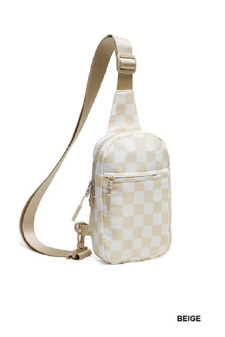 Checkered Sling Bag
