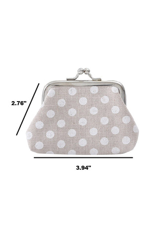 Polka Dot Coin Purse