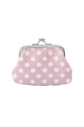 Polka Dot Coin Purse