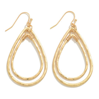 Double Teardrop Earrings