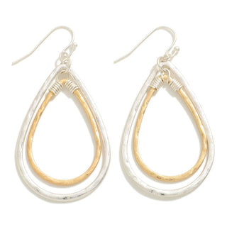 Double Teardrop Earrings