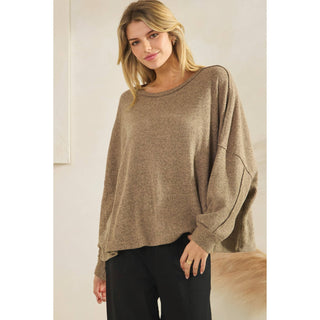 Addie Taupe Top