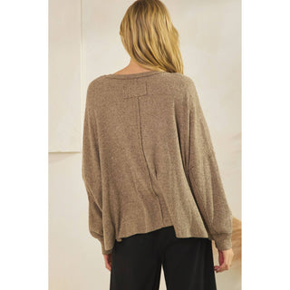 Addie Taupe Top