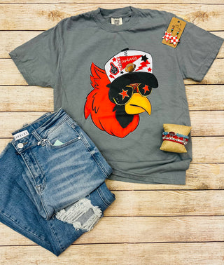 Crazy Cool Cardinal Mascot Tee