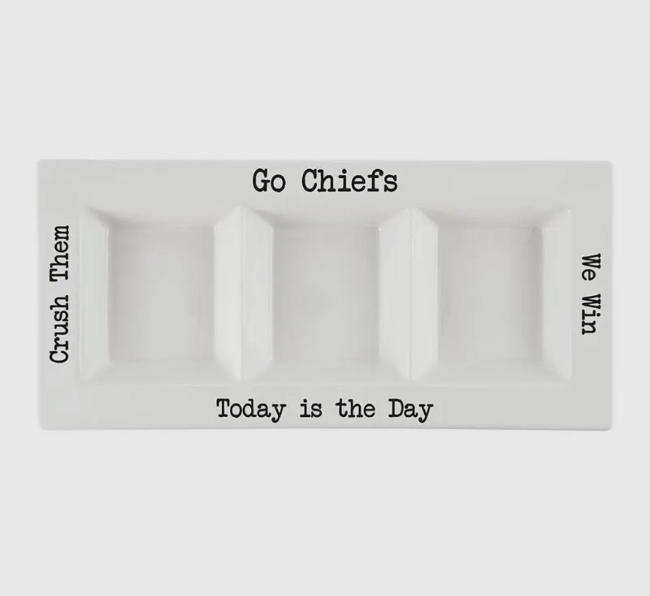 Chiefs Divided Serving Tray
