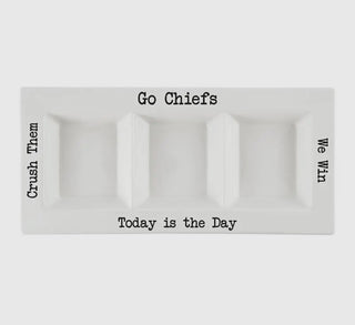 Chiefs Divided Serving Tray