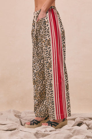 The Statement Stripe Leopard Pants