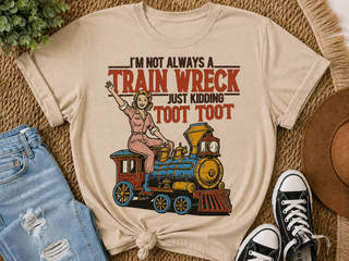 Train Wreck Graphic Tee