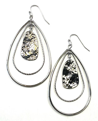 Double Tear Drop Earrings